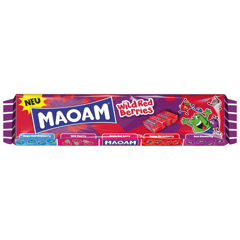 Maoam Bloxx Baies Rouges 220g