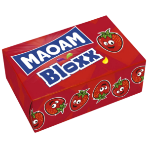 Maoam Bloxx Bonbons Fraise 22g