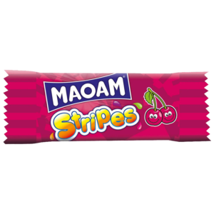 Maoam Stripes Bonbons À Mâcher Cerise 7g