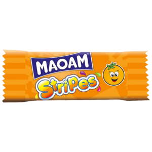 Maoam Stripes Bonbons À Mâcher Orange 7g