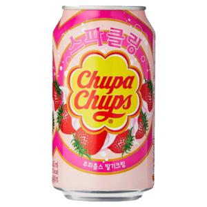 Chupa Chups Sparkling Fraise Crème 345ml