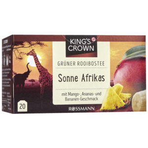 King's Crown Thé Rooibos Vert Soleil D'afrique 40g