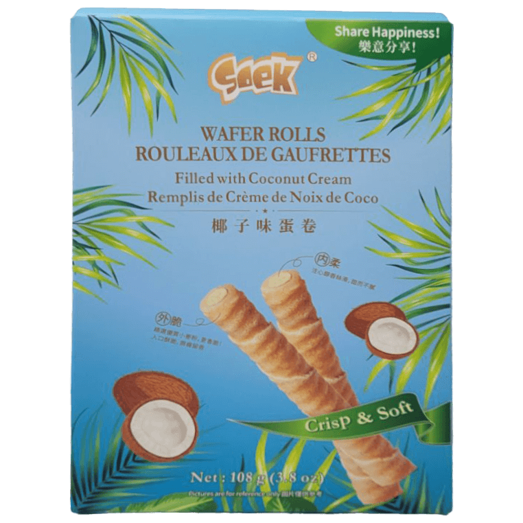 Soek Coconut Wafer Roll 54g