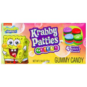 Spongebob Squarepants Gummy Krabby Patties Colors 72g