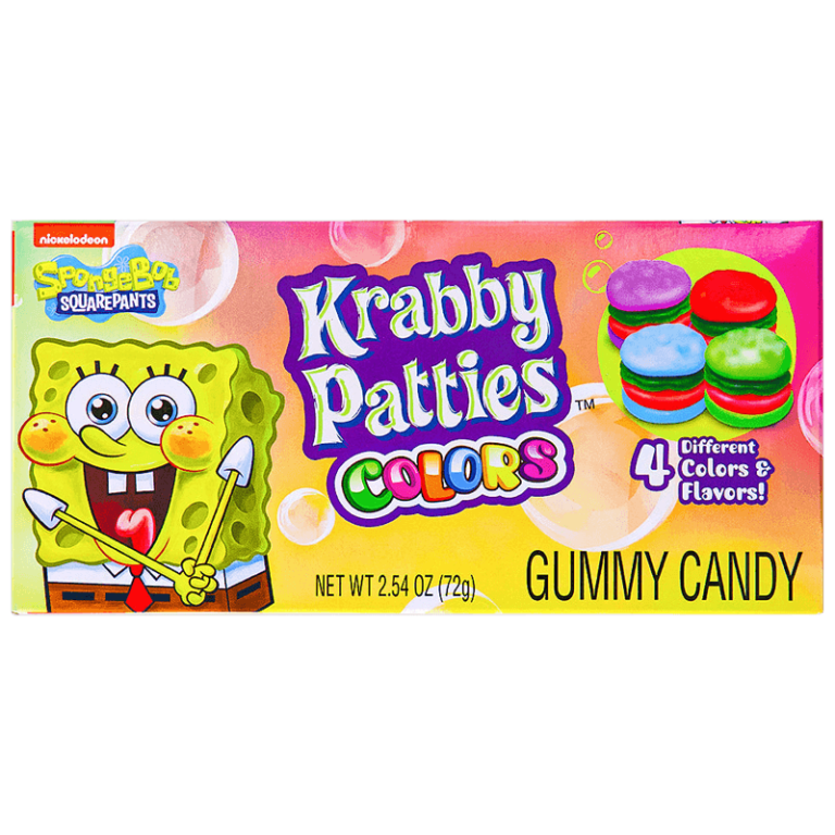 Spongebob Squarepants Gummy Krabby Patties Colors 72g – Elmercado