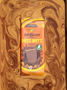 Barres de chocolat Feastables Mrbeast Deez Nuts, 60g