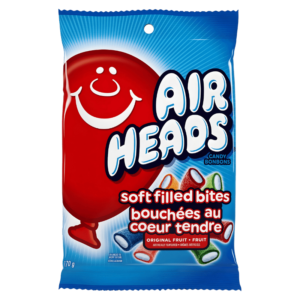 Airheads Candy Soft Filled Bites Original Fruit 170g