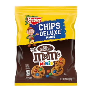 Biscuits Keebler Chips Deluxe Minis au Chocolat au Lait et aux Mini M&Ms 45g
