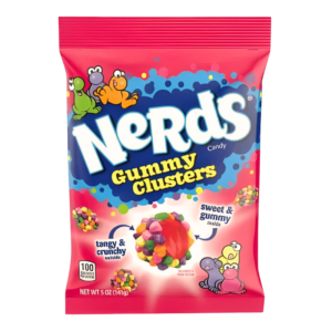 Bonbons Gélifiés NERDS Gummy Clusters Rainbow 141g