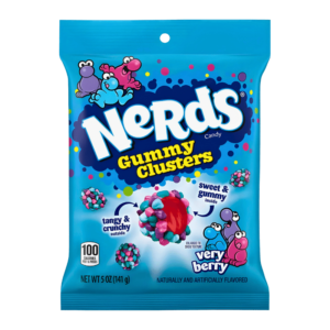 Bonbons Gélifiés NERDS Gummy Clusters Very Berry 141g