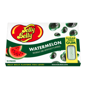 Jelly Belly Chewing-Gum Sans Sucre à la Pastèque - 12 Pièces