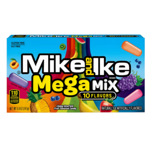 Mike And Ike Mega Mix - Méga Mélange de Bonbons 141g