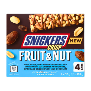 Snickers Crisp Fruit & Nut 128g