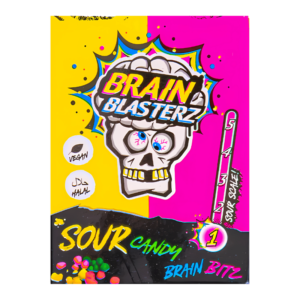 Bonbons Acides Brain Blasterz Brain Bitz Framboise & Citron 45g