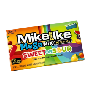 Bonbons Mike and Ike Mega Mix 10 Saveurs Sucrées ou Acides 120g