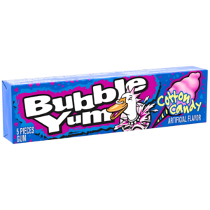 Bubble Yum Chewing-Gum Barbe à Papa 5 pièces