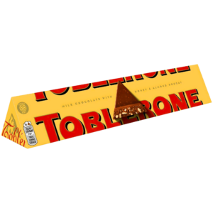Toblerone Chocolat au Lait avec Nougat au Miel et aux Amandes 100g