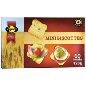 ayala mini biscottes 120g 60p