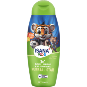 Gel Douche, Shampooing & Après-Shampooing 3 en 1 Isana Kids Football Star 300ml