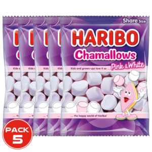 Haribo Chamallows Roses et Blancs 70g Pack de 5