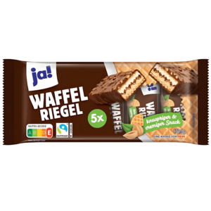 Ja! Waffel Riegel 5 Pièces 172g