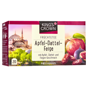 King's Crown Thé Pomme, Datte et Figue 40g
