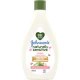 Lotion Crème Liquide Johnson's Original Naturally Sensitive à l'Aloe Vera Bio et Beurre de Karité 395ml