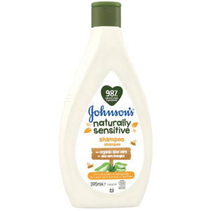 Shampooing Johnson's Original Naturally Sensitive à l'Aloe Vera Bio 395ml