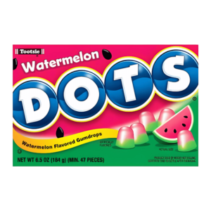 Tootsie Dots Assorted Watermelon Gumdrops 184g