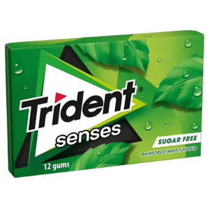 Trident Senses Rainforest Mint Sans Sucre 12 Gums