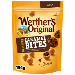 Werther's Original Bouchées Caramel Cookie 154g