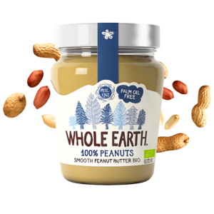 Whole Earth 100% Beurre de Cacahuètes - Lisse & Bio 227g