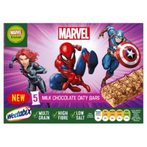 Barres Marvel Chocolat au Lait et Avoine 5 pièces