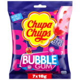 Chupa Chups Bubble Gum Cerise 7 Lollipops