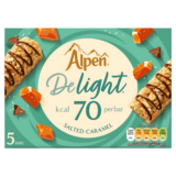 Barres Alpen Delight Caramel Salé, 5 Barres 95g