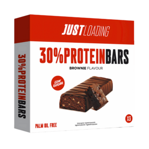 Barres Protéinées Just Loading 30% Saveur Brownie, Faible en Sucre, 90g