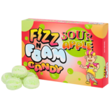 Fizz N Foam Candy Sour Apple 100g