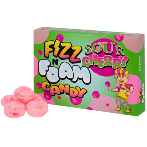 Fizz N Foam Candy Sour Cherry 100g