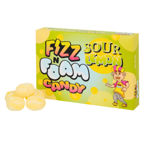 Fizz N Foam Candy Sour Lemon 100g