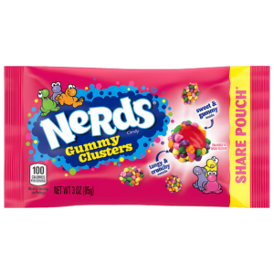 Nerds Gummy Clusters Rainbow Share Pouch 85g