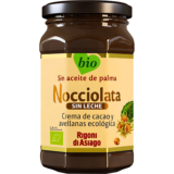 Nocciolata Crème de Cacao et Noisettes Sans Lait Bio Écologique 250g