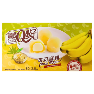 Taiwan Dessert Mico Mochi Banane 80g