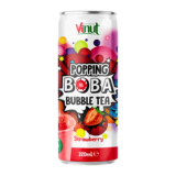 Vinut Thé aux Bulles Popping Boba Fraise 320ml