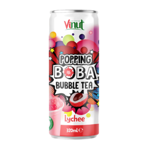 Vinut Thé aux Bulles Popping Boba Litchi 320ml