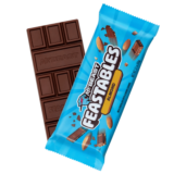 Barre Mr Beast Feastables Chocolat au Lait avec Morceaux d'Amande 60g