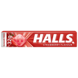 Halls Fraise Sans Sucre 32g