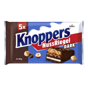 Knoppers NussRiegel Chocolat Noir 5 Barres 200g