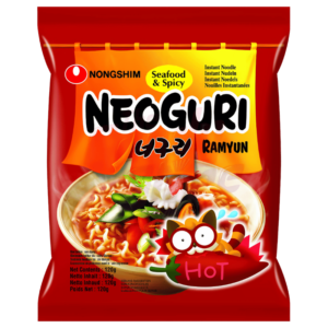 Nouilles épicées et fruits de mer Nongshim Neoguri Ramyun 120g - Certifiée Halal