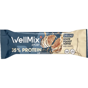 Wellmix Sport 35% Protéine Deluxe Arôme Cacahuète Toffee Blanc 45g