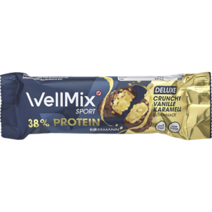 Wellmix Sport 38% Protéine Deluxe Croquant Vanille Caramel 45g